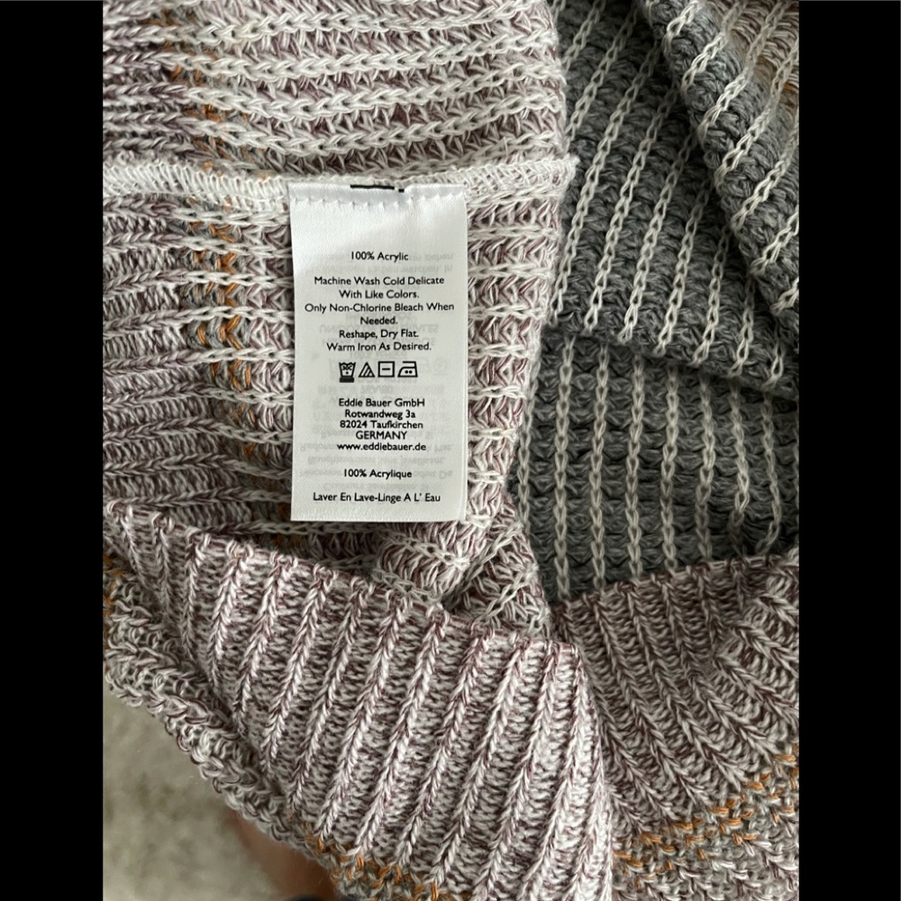 NWT Eddie Bauer Color Blocked Sweater - Picture 5 of 6